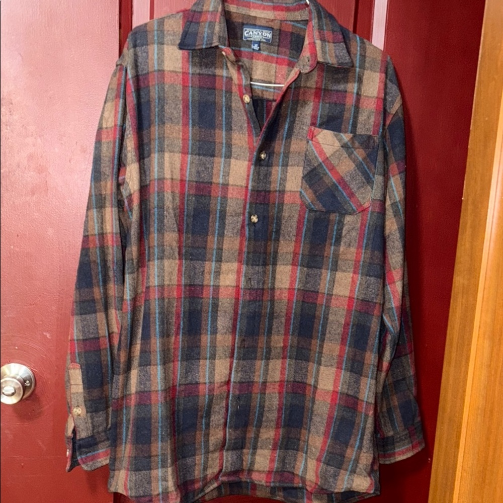 Casual Plaid Long Sleeve Shirt